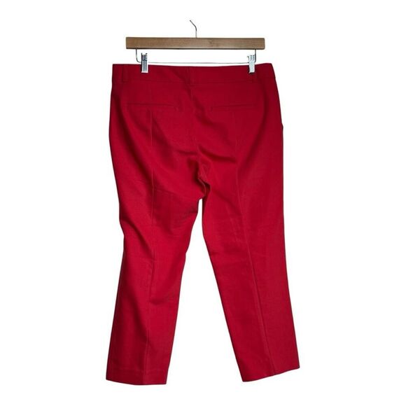 Express columnist mid rise dress pants size 8 coral office wear - Picture 2 of 8